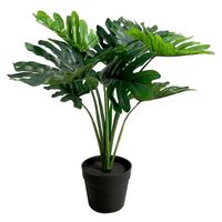 MONSTERA W DONICZCE SZTUCZNA ROŚLINA KWIAT DZRZEWKO 60 cm