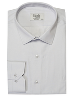 Koszula męska slim biznesowa Espada elegancka dopasowana popielata szara 2XL-45/46