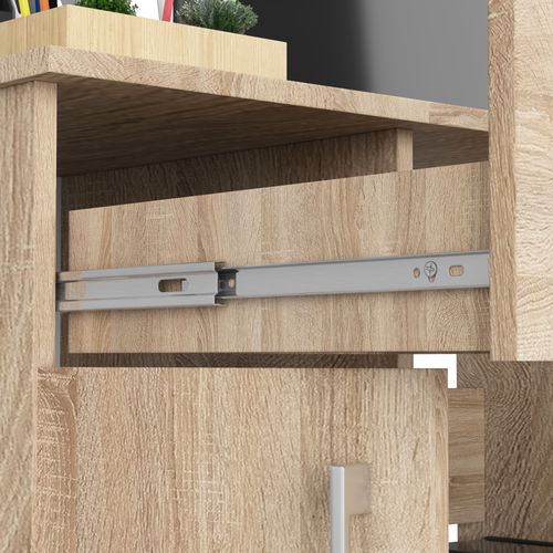 BIURKO JAY 90 cm DĄB SONOMA na Arena.pl