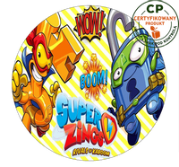 Opłatek na tort Super Zings