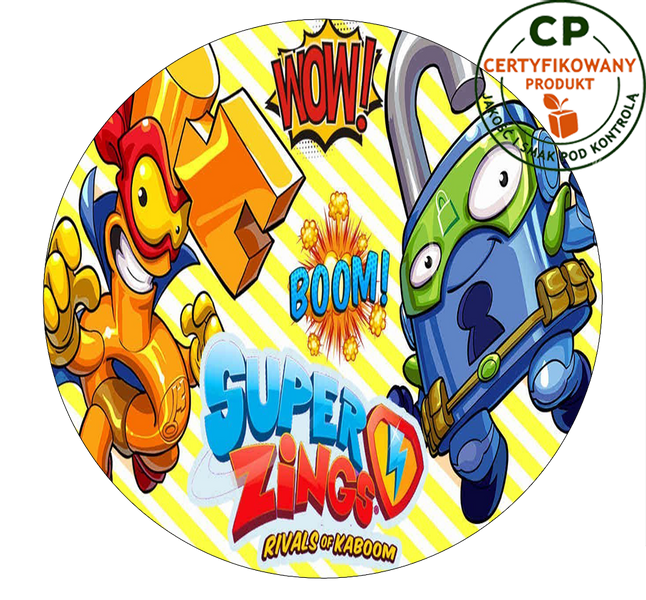 Opłatek na tort Super Zings zdjęcie 1