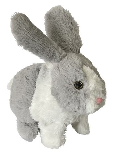 Króliczek interaktywny chrupie marchewkę skacze rusza uszkami maskotka na Arena.pl