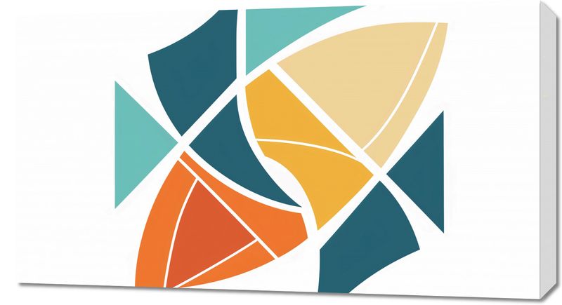 Obraz 90x50cm Geometria Wiatru zdjęcie 1