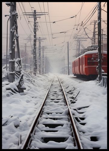 Plakat 50x70cm Podróż po Torach na Arena.pl