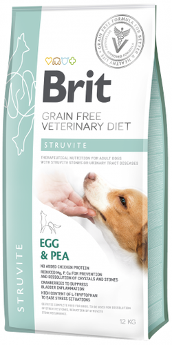Brit Grain Free Veterinary Diet Dog Struvite Jajko Z Groszkiem 12kg na Arena.pl
