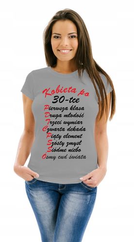 Koszulka PREZENT na urodziny 18 20 30 40 50 60 70 na Arena.pl