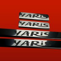 Listwa progowa TOYOTA YARIS MK2 Stal nierdzewna 304 połysk 4szt