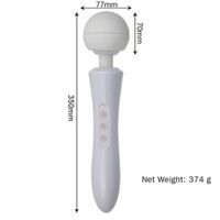 stymulator-massager ultra powerful -big usb white 20 function
