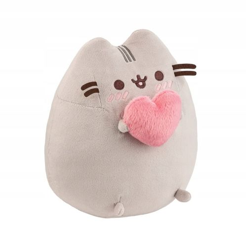 PUSHEEN z SERDUSZKIEM w łapkach maskotka 23cm, CUDEŃKO na Arena.pl