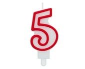 świeczka urodzinowa ''5''  pf-scc/5