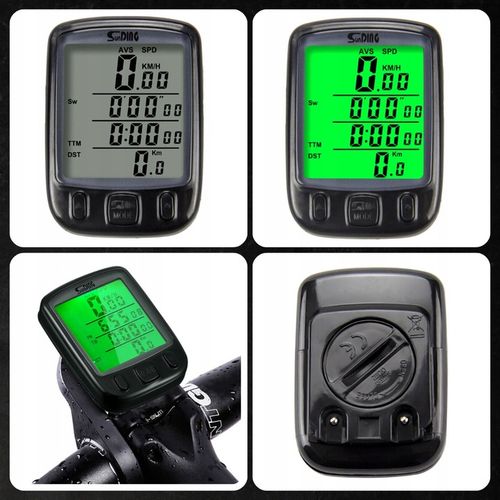 Licznik rowerowy przewodowy MEMFLOW licznik do roweru na kierownicę na Arena.pl