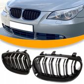 Grill Atrapa Nerki Pakiet Kratka Połysk Czarna do BMW E60 E61 M