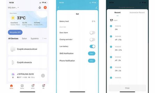Czujnik otwarcia drzwi i okna WIFI TUYA SMART na Arena.pl