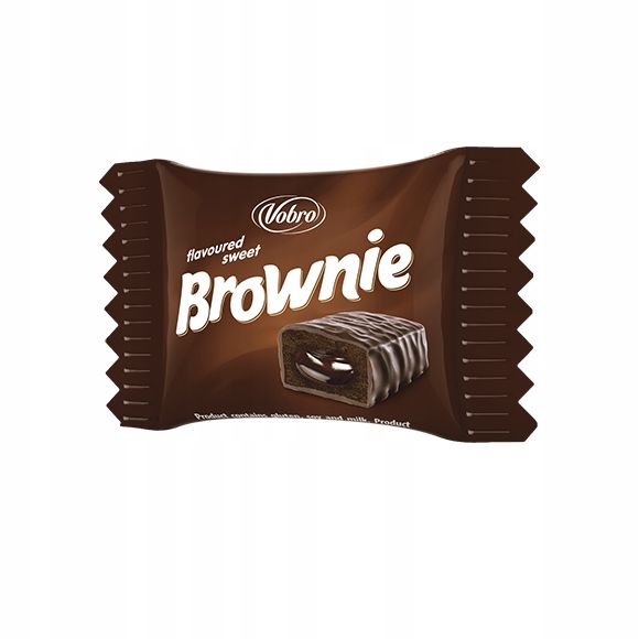 VOBRO Cukierki BROWNIE 1KG zdjęcie 3
