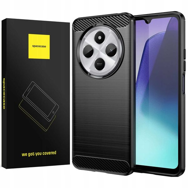 Spacecase Carbon Xiaomi 14C/Poco C75 4G Black zdjęcie 1