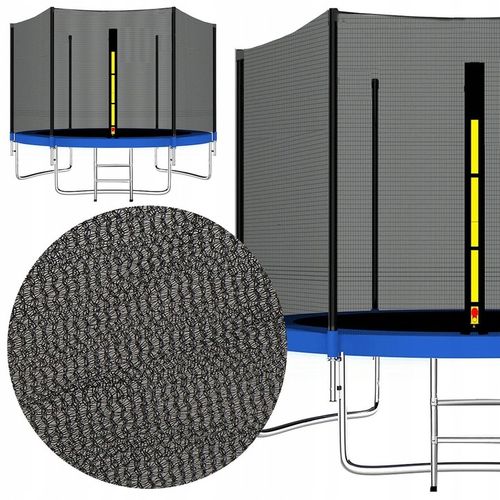 SIATKA DO TRAMPOLINY 10FT 300/305/312 cm ZEWNĘTRZNA MOCNA NA 6 SŁUPKÓW NÓG na Arena.pl