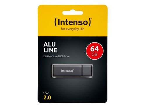 PENDRIVE INTENSO 64GB ALU LINE ANTHRACITE USB 2.0 na Arena.pl