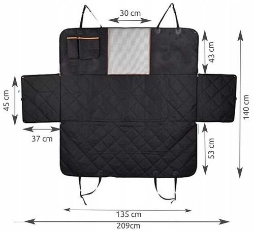 pokrowiec do samochodu - mata dla psa mp5403 na Arena.pl