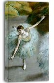 Dancer in Green, Edgar Degas - obraz na płótnie 60x90 cm