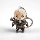 Geralt of Rivia | 6 cm | Winyl | Brelok Gamingowy | Witcher