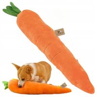 Zabawka dla psa MARCHEWKA MEGA GIGA długa z piszczałką 75cm XXXL największa