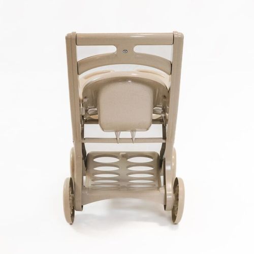 wózek dla lalek Toddler Doloni beżowy ekologiczny plastik (ze słomy) na Arena.pl