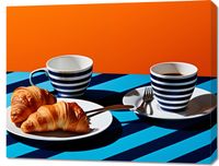 Obraz 90x70cm Croissanty