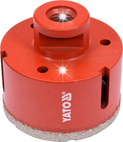 YATO DIAMENTOWE WIERTŁO DO GRESU 68 MM DO WIERCENIA SUCHO KĄTÓWKĄ YT-60447