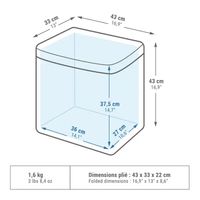 Lodówka kempingowa miękka Quechua 35 litrów 17 godzin
