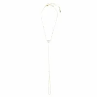 otazu love anklet crystal heart transparent - bransoletka na kostkę