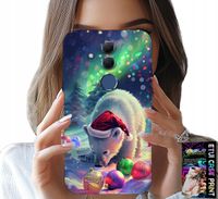 ETUI DO HUAWEI MATE 20 LITE - ŚWIĄTECZNY NIEDŹWIEDŹ BOMBKI CASE +FOLIA