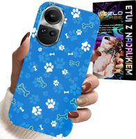 ETUI DO OPPO RENO10 PRO 5G - ŁAPKI KOŚCI PIES PATROL WZORY DLA DZIECI