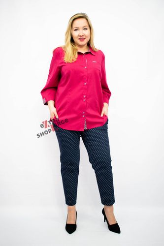 Koszula Sandra malinowa PLUS SIZE na Arena.pl