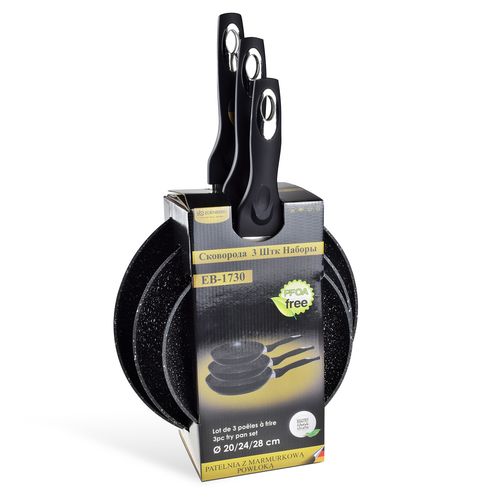 Komplet 3 patelni Edenberg na Arena.pl