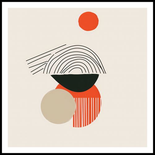 Plakat 70x70cm Centralne Słońce na Arena.pl