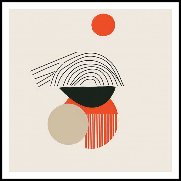 Plakat 70x70cm Centralne Słońce zdjęcie 3