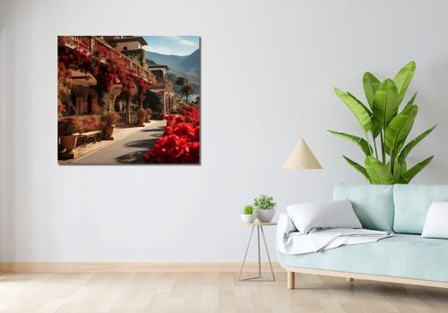 Obraz 100x90cm Czerwona Idylla na Arena.pl