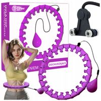 HULA HOP Z OBCIĄŻENIEM Odchudzające Obciążnikiem Smart z Wypustkami HULAHOP