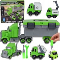 KLOCKI DO SKRĘCANIA KONSTRUKCYJNE DIY AUTO ZABAWKA EDUKACYJNA DLA DZIECI