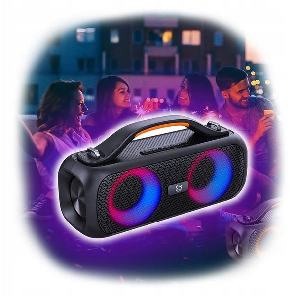 GŁOŚNIK BLUETOOTH MANTA SPK216 XBASS RADIO TWS asyst głos Zestaw SDHC 32GB zdjęcie 9