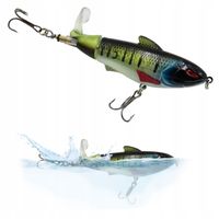 WOBLER na Szczupaka obrotowy ogon 9 cm 17 g oko 3D