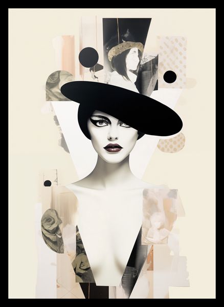 Plakat 25x35cm Portret en Décalage zdjęcie 2