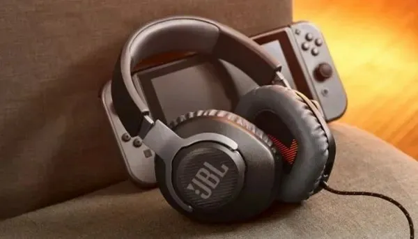 SŁUCHAWKI z mikrofonem JBL QUANTUM 100 NIEBIESKIE zdjęcie 5