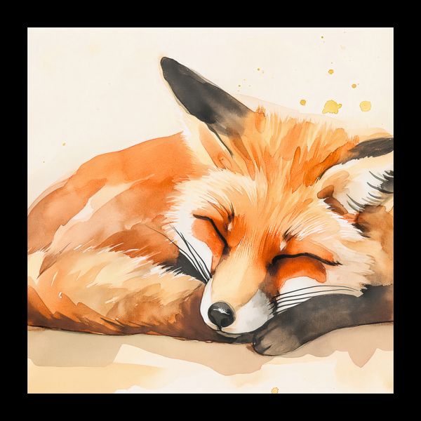 Plakat 20x20cm Akwarelowa Sielanka zdjęcie 2