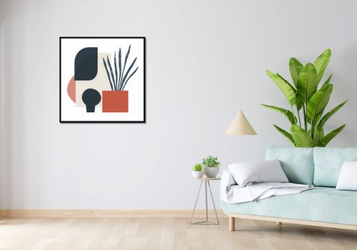 Plakat 80x80cm Zamknięte Myśli na Arena.pl
