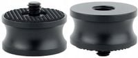 Adapter tuleja redukcja 1/4" na 3/8" statywowa aluminiowa z gumą 20 mm