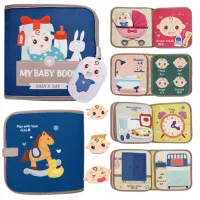 DLA DZIECI TABLICA MONTESSORI Z ELEMENTAMI RZEPKI