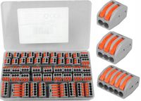 SZYBKOZŁĄCZKI ELEKTRYCZNE 2P 3P 5P ZESTAW 50 SZTUK