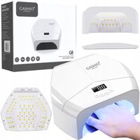 LAMPA DO PAZNOKCI UV LED DO ŻELI HYBRYDY 268W MOCNA DUAL LED LUSTRZANE