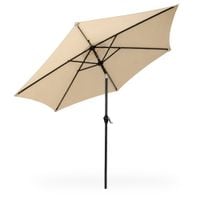Parasol ogrodowy ORIENT 235x270x270 regulowany z korbką beżowy